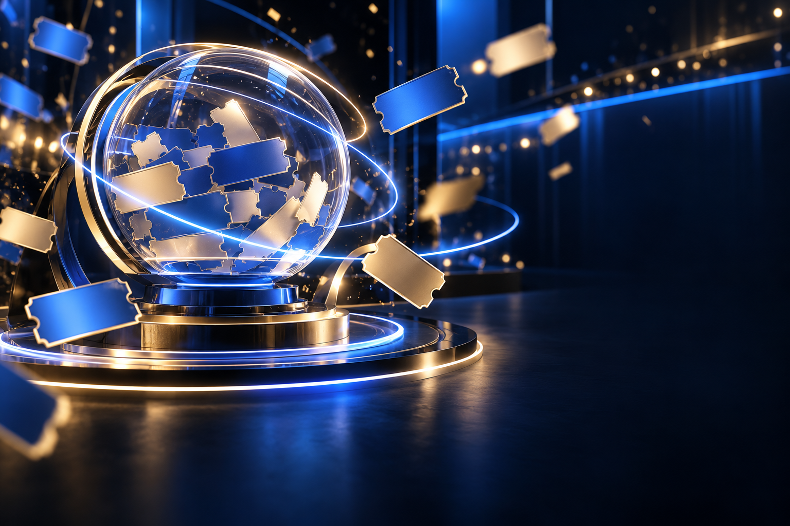 Digital event raffle and prize drawing experience