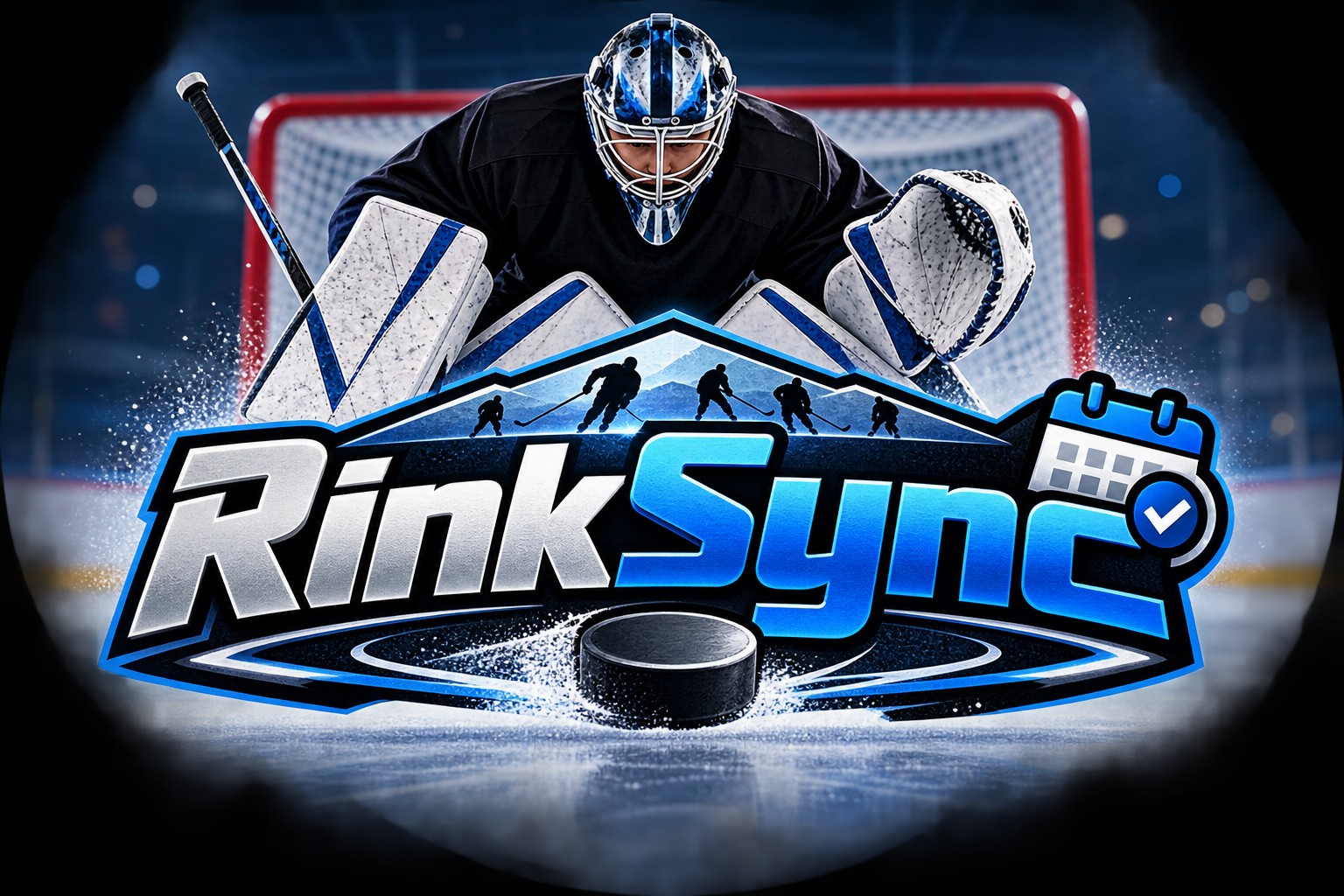 RinkSync hockey scheduling graphic